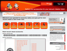 Tablet Screenshot of battery-robot-spare.com